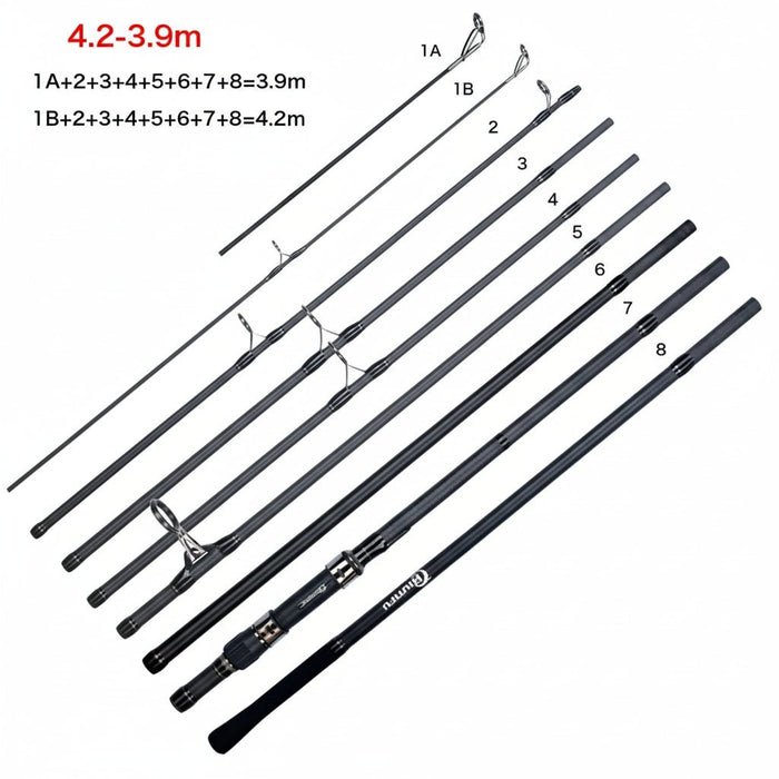 Karper Reishengel (7 - Delig) – 30T Carbon, Multi - Tip - Bivakshop