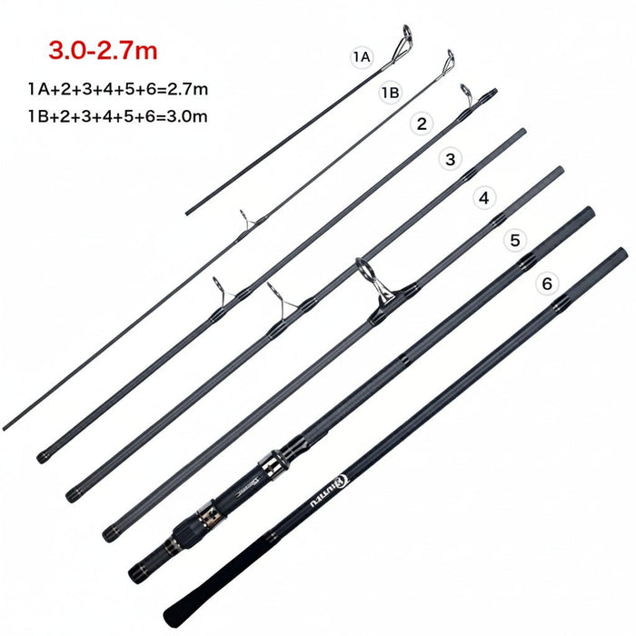 Karper Reishengel (7 - Delig) – 30T Carbon, Multi - Tip - Bivakshop