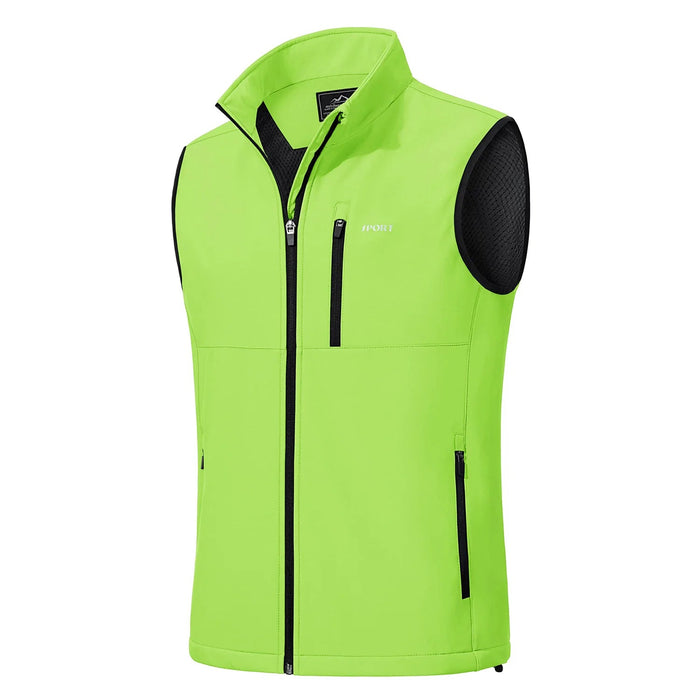KEFITEVD lichtgewicht heren hikingvest - Winddicht outdoor gilet voor kamperen, klimmen en vissen - Bivakshop