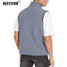 KEFITEVD lichtgewicht heren hikingvest - Winddicht outdoor gilet voor kamperen, klimmen en vissen - Bivakshop