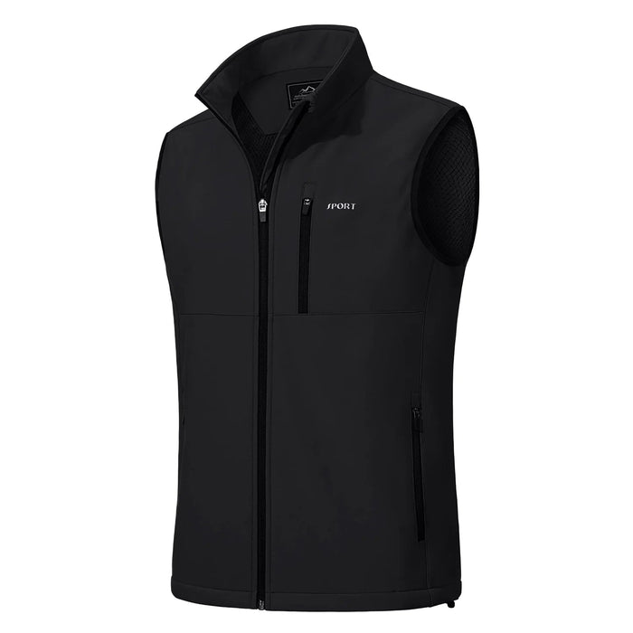 KEFITEVD lichtgewicht heren hikingvest - Winddicht outdoor gilet voor kamperen, klimmen en vissen - Bivakshop