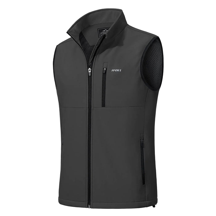KEFITEVD lichtgewicht heren hikingvest - Winddicht outdoor gilet voor kamperen, klimmen en vissen - Bivakshop
