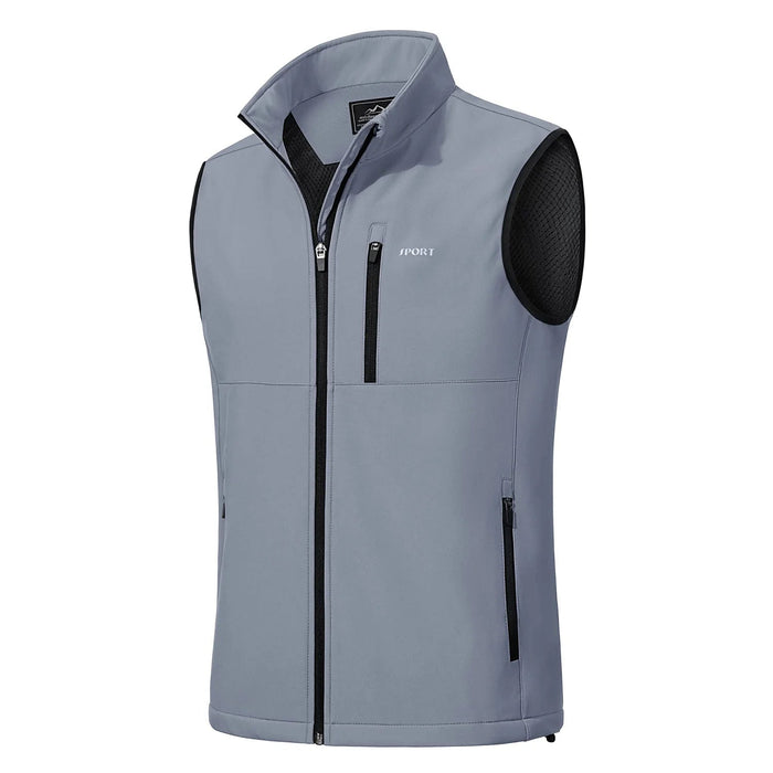 KEFITEVD lichtgewicht heren hikingvest - Winddicht outdoor gilet voor kamperen, klimmen en vissen - Bivakshop