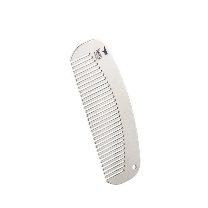 Keith Outdoor EDC Gadgets Titanium Travel Comb Anti - static Durable Hair Comb Men Hair Comb Clip for Men's Style Ti1731 - Bivakshop