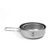 Keith titanium folding bowls - ultralicht & duurzaam - outdoor tafelgerei - 300ML/400ML/500ML/600ML - Bivakshop