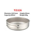 Keith titanium opvouwbare kom met handvat - Lichtgewicht buitenservies - 3 maten verkrijgbaar - Bivakshop