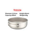 Keith titanium opvouwbare kom met handvat - Lichtgewicht buitenservies - 3 maten verkrijgbaar - Bivakshop