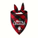 Kerst hondenbandana – Verstelbare sjaal – Feestelijk Santa design - Bivakshop