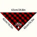 Kerst hondenbandana – Verstelbare sjaal – Feestelijk Santa design - Bivakshop