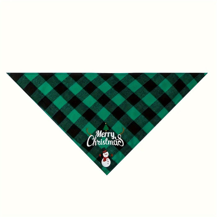 Kerst hondenbandana – Verstelbare sjaal – Feestelijk Santa design - Bivakshop