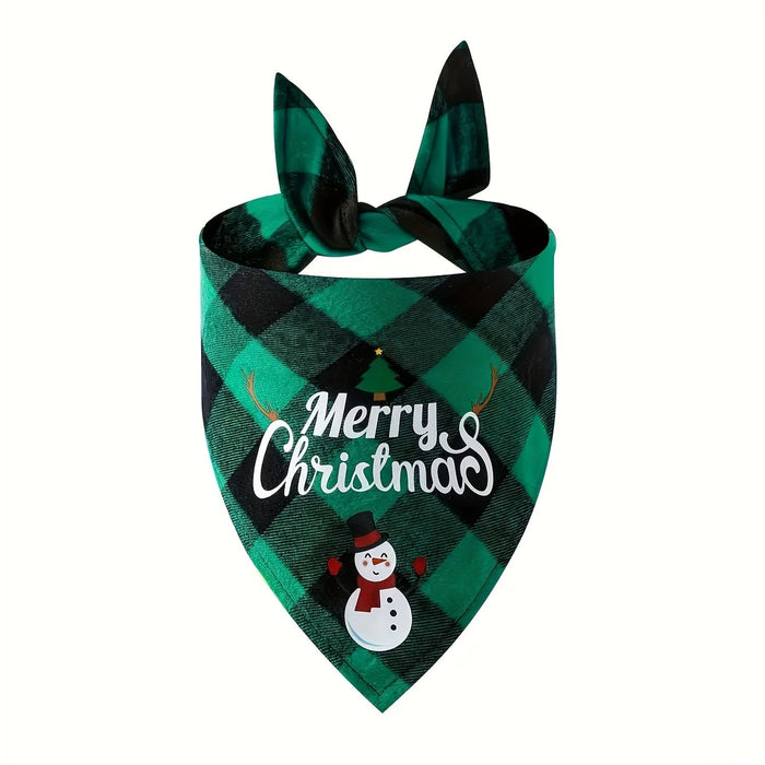 Kerst hondenbandana – Verstelbare sjaal – Feestelijk Santa design - Bivakshop
