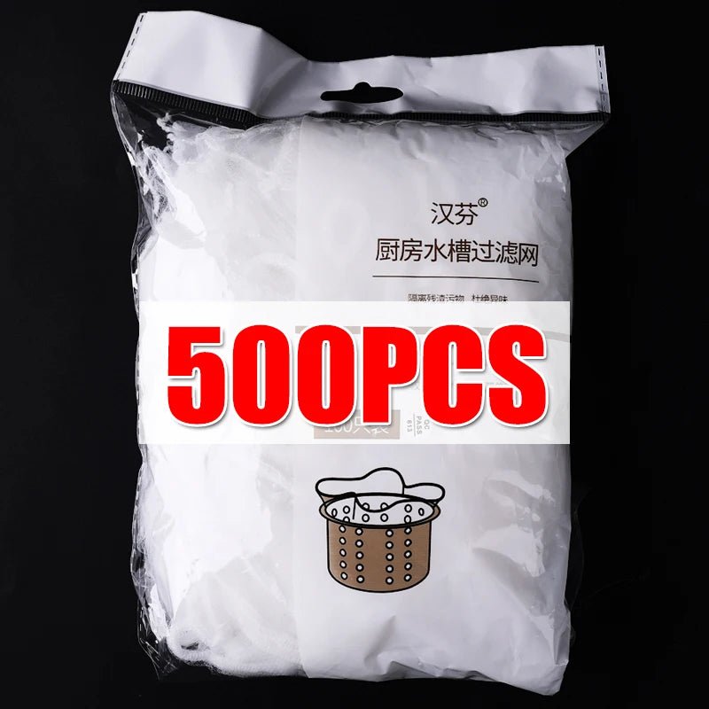 Keuken gootsteen zeef mesh zak - Anti verstopping wegwerp filter - Voor voedselafval - Bivakshop