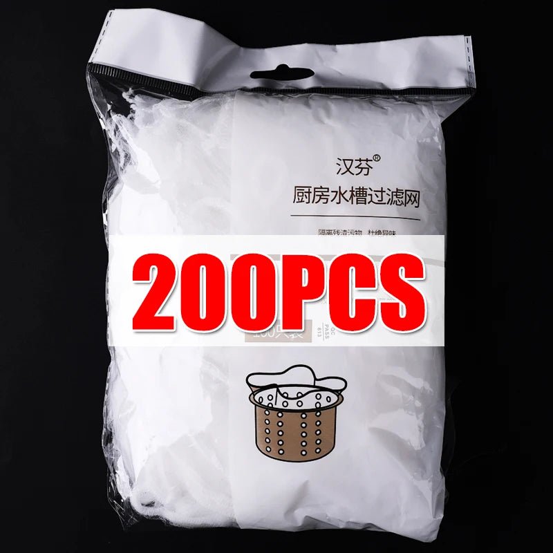 Keuken gootsteen zeef mesh zak - Anti verstopping wegwerp filter - Voor voedselafval - Bivakshop