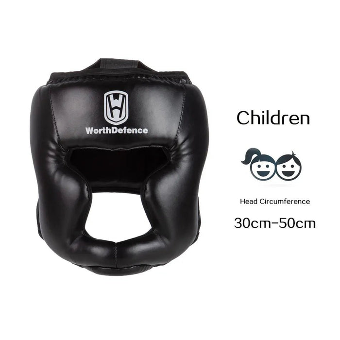 Kick Boxing Helmet for Men Women PU Karate Muay Thai Guantes De Boxeo Free Fight MMA Sanda Training Adults Kids Equipment - Bivakshop