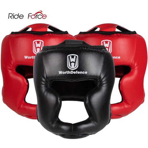 Kick Boxing Helmet for Men Women PU Karate Muay Thai Guantes De Boxeo Free Fight MMA Sanda Training Adults Kids Equipment - Bivakshop