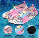Kids Water Sport Beach Swimming Socks Girl Thin Multi Prints Anti Slip Fitness Yoga Dance Swim Surf Diving Underwater Shoes - Bivakshop