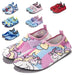 Kids Water Sport Beach Swimming Socks Girl Thin Multi Prints Anti Slip Fitness Yoga Dance Swim Surf Diving Underwater Shoes - Bivakshop