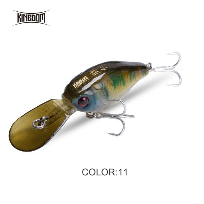 Kingdom crazy crankbaits - Mini minnow 50mm 5g - Langzaam zinkend - Bivakshop