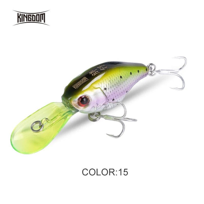 Kingdom crazy crankbaits - Mini minnow 50mm 5g - Langzaam zinkend - Bivakshop