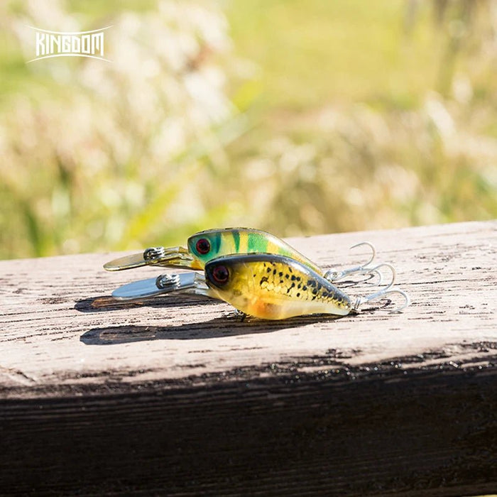 Kingdom crazy crankbaits - Mini minnow 50mm 5g - Langzaam zinkend - Bivakshop