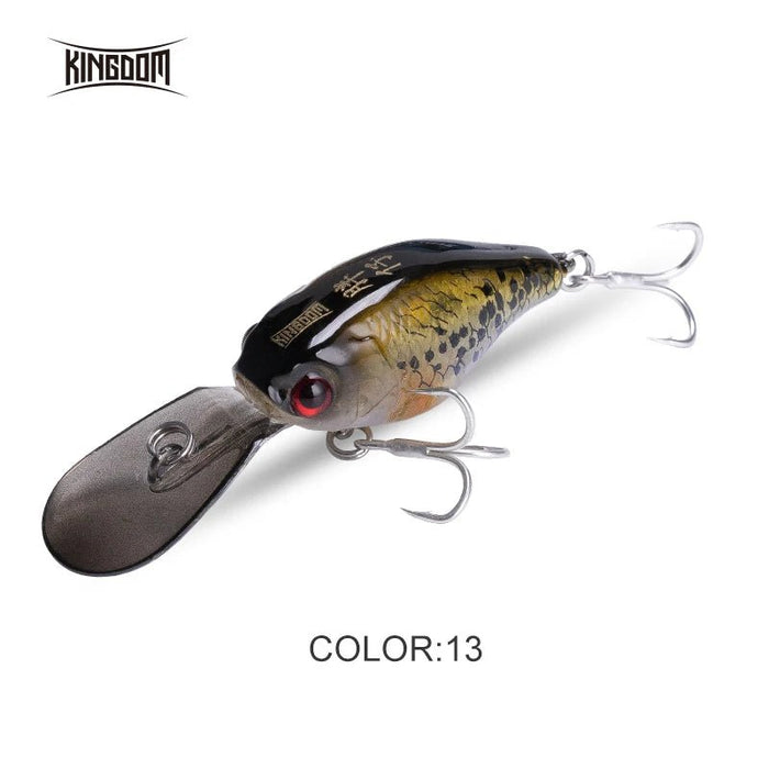 Kingdom crazy crankbaits - Mini minnow 50mm 5g - Langzaam zinkend - Bivakshop