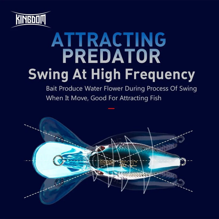 Kingdom crazy crankbaits - Mini minnow 50mm 5g - Langzaam zinkend - Bivakshop