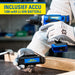 Kinzo - Accuboormachine 14.4V – Draadloos & Krachtig – Inclusief Snelspanboorkop - Bivakshop