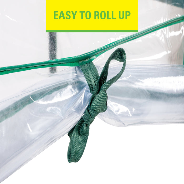 Kinzo – Broeikas met 2 etages – Weerbestendig – Compact kweekkasmodel (80 x 50 x 45 cm) - Bivakshop