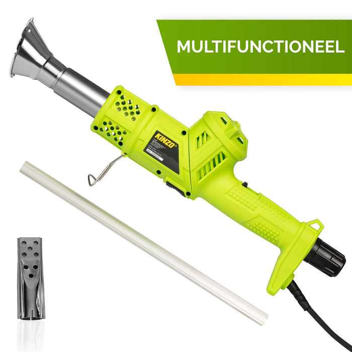 Kinzo - Elektrische Onkruidbrander – 2000W – 98 cm – Milieuvriendelijke Onkruidverwijderaar - Bivakshop