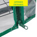 Kinzo - Groeikast met 4 Niveaus – 69 x 49 x 160 cm – Compacte Verticale Kweekkas - Bivakshop