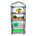 Kinzo - Groeikast met 4 Niveaus – 69 x 49 x 160 cm – Compacte Verticale Kweekkas - Bivakshop