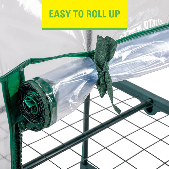 Kinzo Kweekkas – Broeikas met 3 verdiepingen – Compact en beschermend (125 x 69 x 49 cm) - Bivakshop