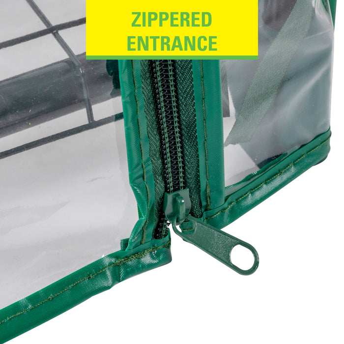 Kinzo Kweekkas – Broeikas met 3 verdiepingen – Compact en beschermend (125 x 69 x 49 cm) - Bivakshop