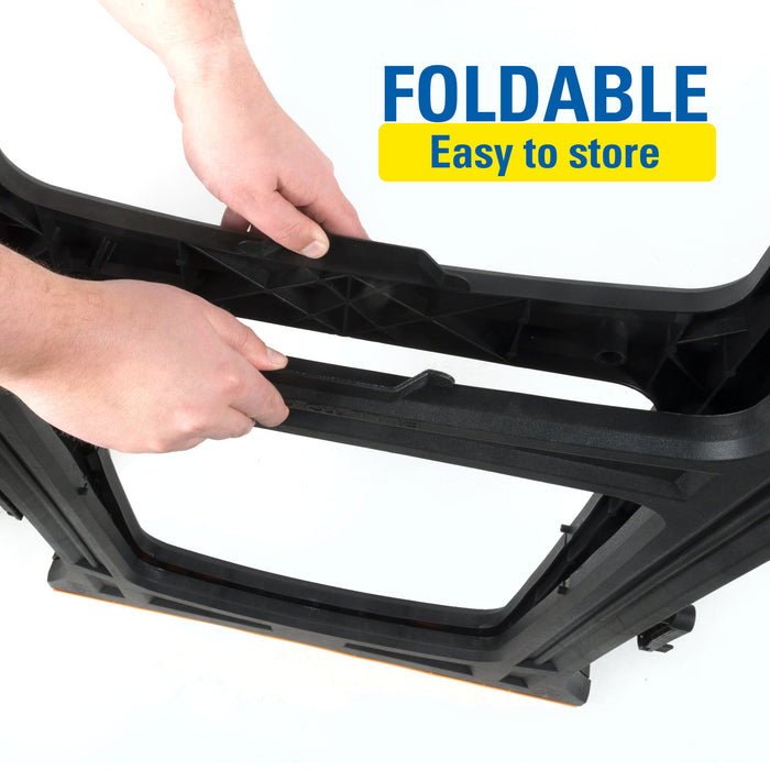 Kinzo - Metalen Schragenset – 2 Stuks – Stabiele Zaaghulp & Werkondersteuning - Bivakshop