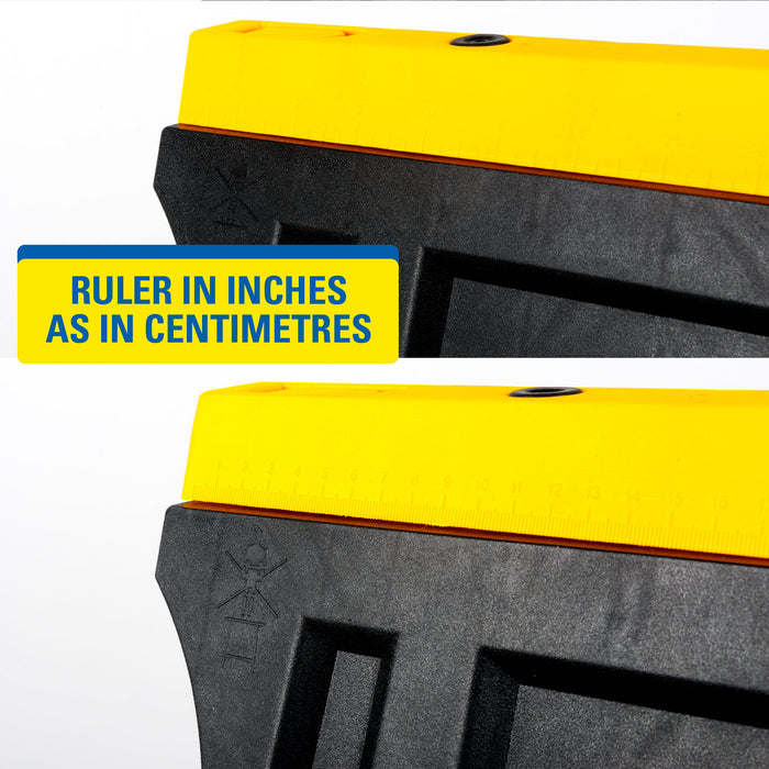 Kinzo - Metalen Schragenset – 2 Stuks – Stabiele Zaaghulp & Werkondersteuning - Bivakshop