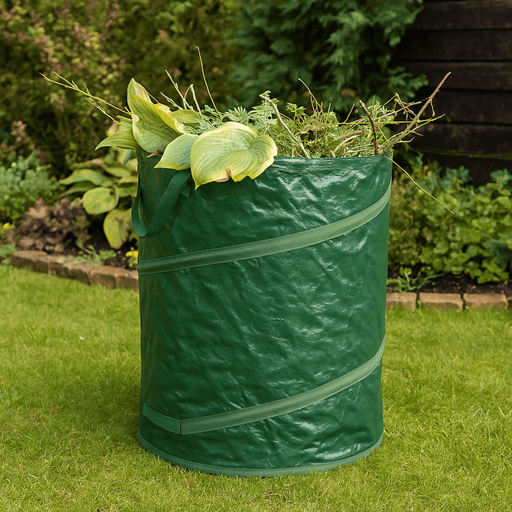 Kinzo - Opvouwbare tuinafvalzak – 120L – pop - up systeem - Bivakshop
