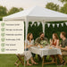 Kinzo - Partytent – 3 x 3 x 2,5 m – Ruim & Weerbestendig - Bivakshop