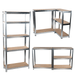 Kinzo - Stellingkast 5 - Lagen – Stevig & Ruimtebesparend – Universeel Opbergrek - Bivakshop