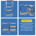 Kinzo - Stellingkast 5 - Lagen – Stevig & Ruimtebesparend – Universeel Opbergrek - Bivakshop