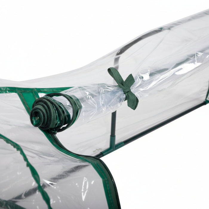 Kinzo - Tunnelkas – Foliekas – Compact voor volle grond (130 x 60 x 50 cm) - Bivakshop