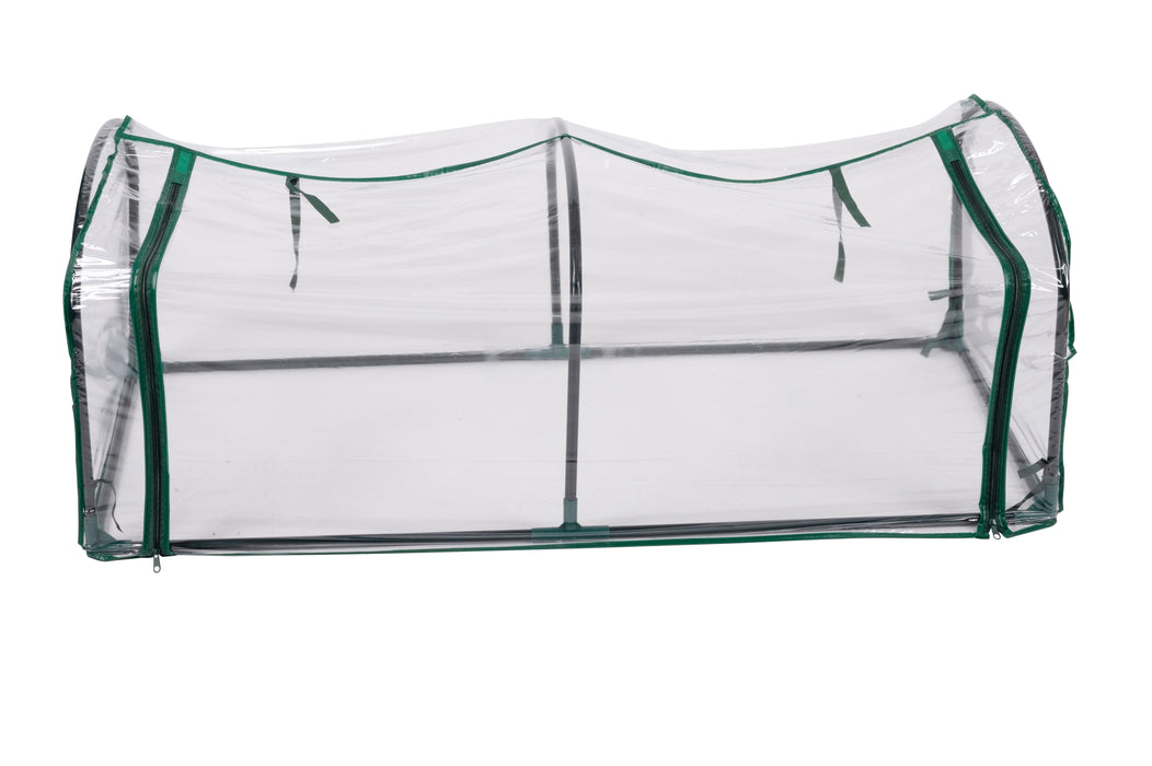 Kinzo - Tunnelkas – Foliekas – Compact voor volle grond (130 x 60 x 50 cm) - Bivakshop