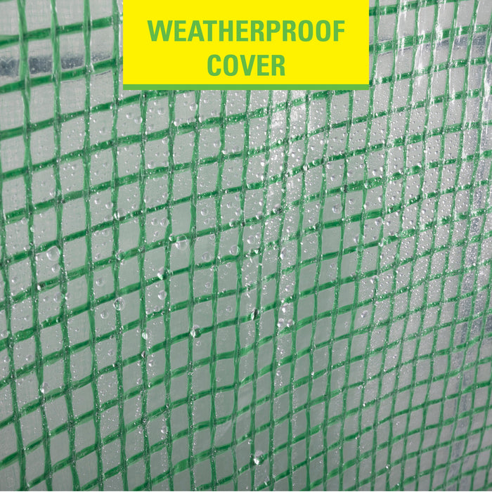 Kinzo – Walk - in broeikas – Duurzaam – Ruime kweekkas met 6 schappen - Bivakshop