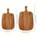 Klassieke Houten Snijplank met Handvat – Ambachtelijke Serveerplank voor Brood, Kaas & Tapas - Bivakshop