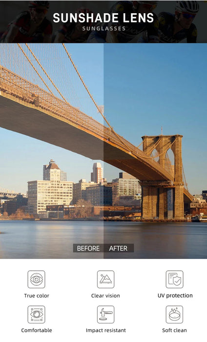 Klassieke Vissersbril – UV400 Protectie – Tijdloos Square Montuur (Unisex) - Bivakshop