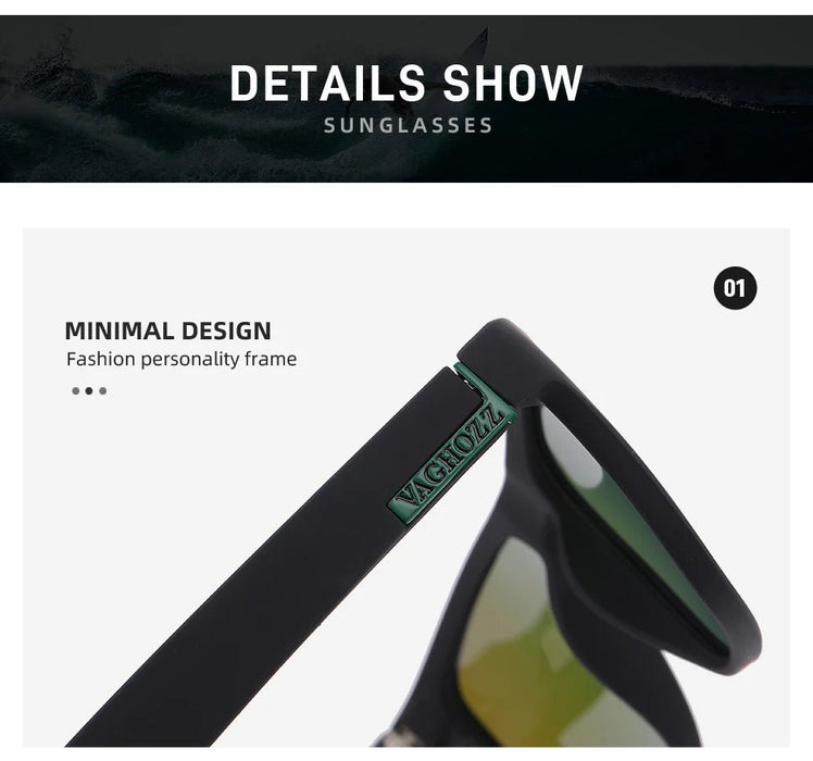 Klassieke Vissersbril – UV400 Protectie – Tijdloos Square Montuur (Unisex) - Bivakshop