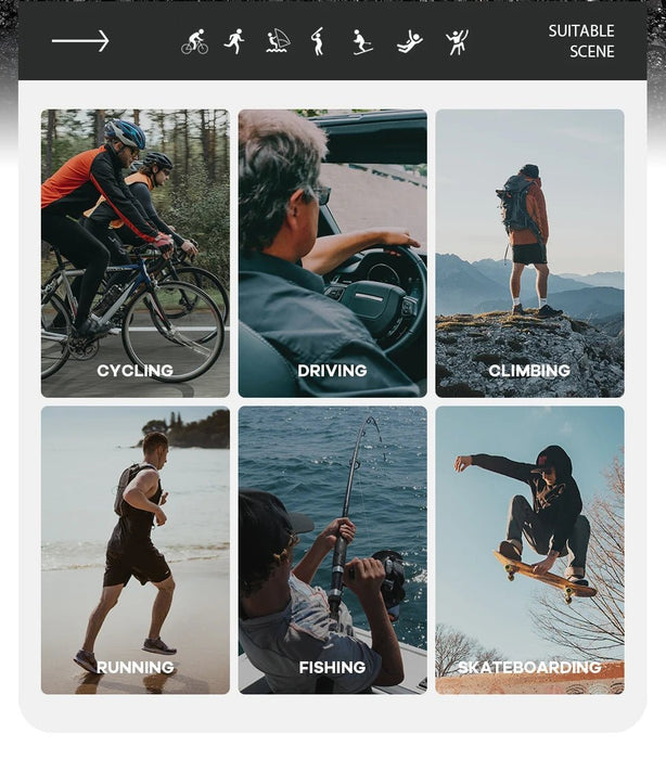 Klassieke Vissersbril – UV400 Protectie – Tijdloos Square Montuur (Unisex) - Bivakshop