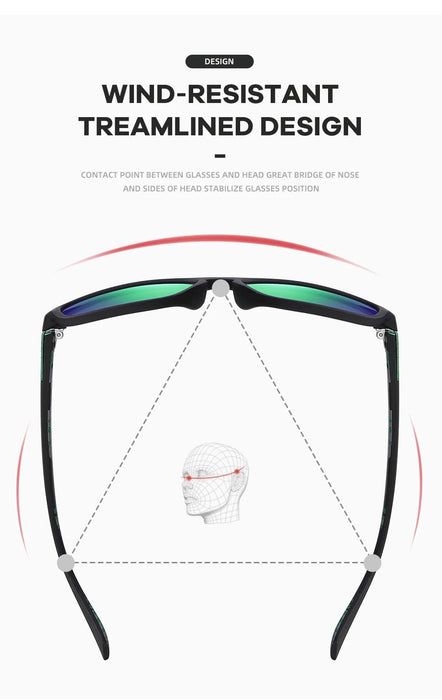 Klassieke Vissersbril – UV400 Protectie – Tijdloos Square Montuur (Unisex) - Bivakshop