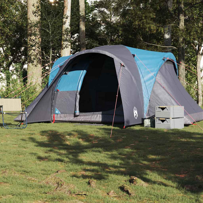 Koepeltent – 6 - persoons tent – Waterdicht – Blauw - Bivakshop