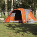 Koepeltent – 6 - persoons tent – Waterdicht – Grijs en oranje - Bivakshop