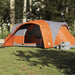 Koepeltent – 6 - persoons tent – Waterdicht – Grijs en oranje - Bivakshop